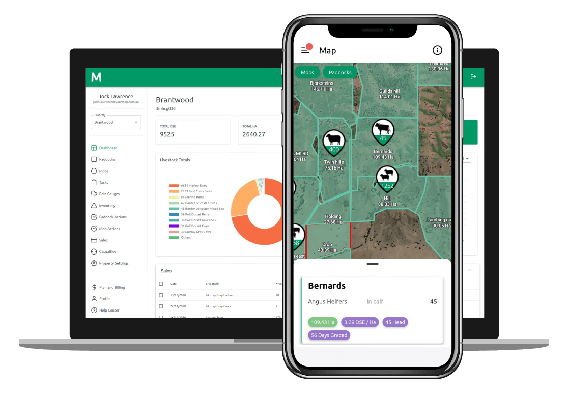 Farm mapping software Mobble